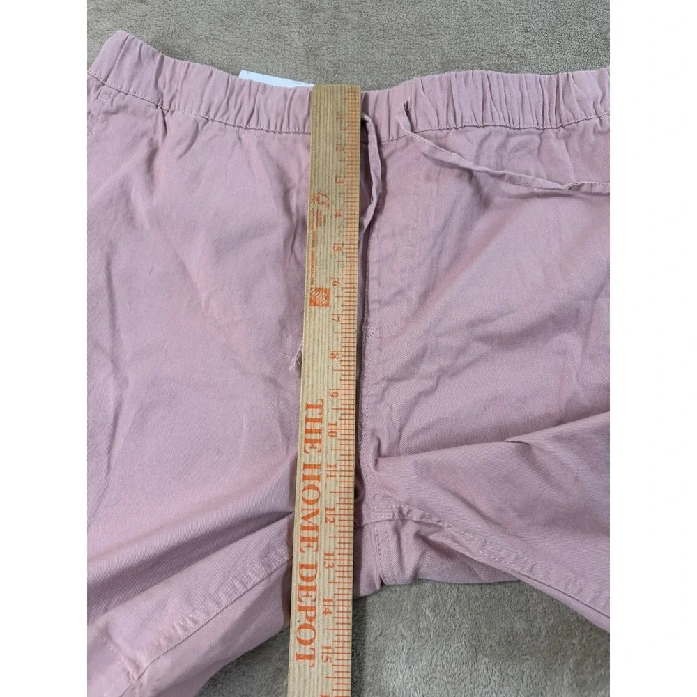 Onia Stretch Twill Pull On‎ Shorts Mens Size XL Baked Clay Pink Performance NEW